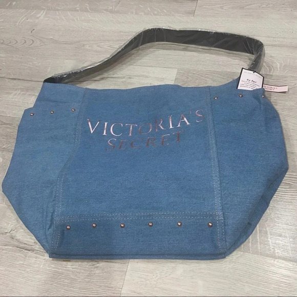 - Victoria secret tote with silver embellishments - Picture 1 of 5